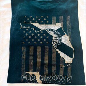 FLO GROWN US Camo Flag T-shirt Men's XL